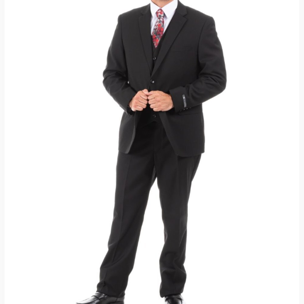 Caravelli Men's 3 Piece Slim Fit Suit